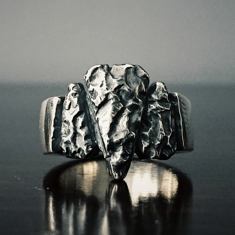 Men's Viking Heathen Ring Vintage Norse Stainless Steel Biker Rings Pagan Jewellery ► Photo 1/5