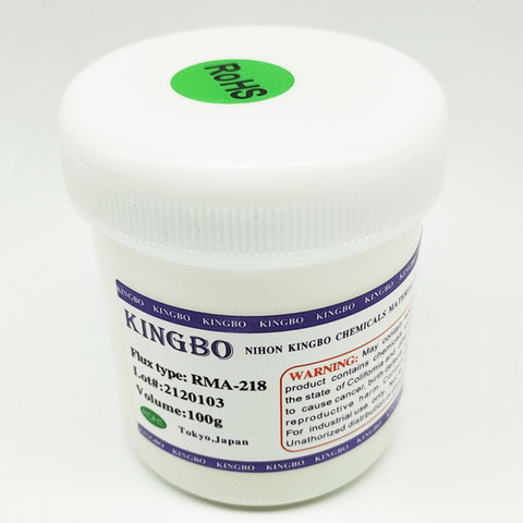 Kingbo RMA 218 Soldering Paste Flux Solder Tin Sn63/Pb67 For Hakko 936 TS100 Soldering iron Circuit Board SMT SMD Repair Tool ► Photo 1/6