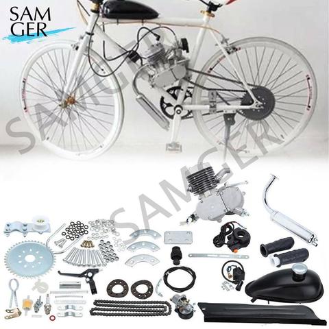 Samger 80cc 2 Bicycle Motorcycle Engine Kit 2 Stroke Gas Pocket Bike Motor bicicleta Complete Engine Set Motor Kit ► Photo 1/6