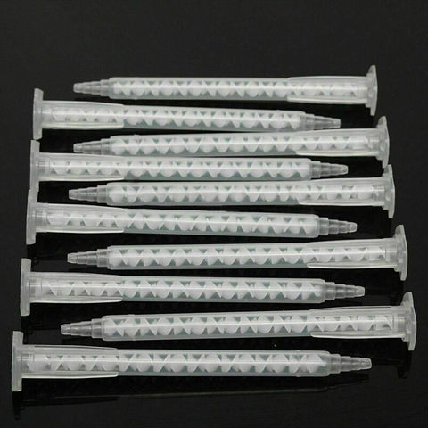 50 pcs/pack 1 pack AB glue mixing tube 103 white mixing nozzle spiral tube nozzle filling glue mixing tube glue needle tube ► Photo 1/1