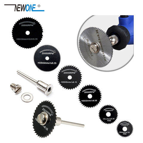 HSS High speed steel Saw Blades+ 1 Extension Rod Mandrel For Metal Dremel Rotary Tool Cutting Discs Wheel Wood Cutting Saw ► Photo 1/5