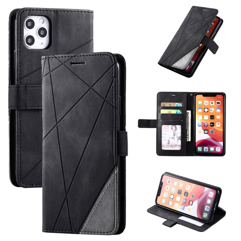 Etui Wallet Flip Stand Case For OPPO Find X2 Pro F17 F11 Pro Realme 5 5S 5i 6 6S 7 7i C3 C3i C1 C2 C11 C12 C15 C17 Back Cover ► Photo 1/6