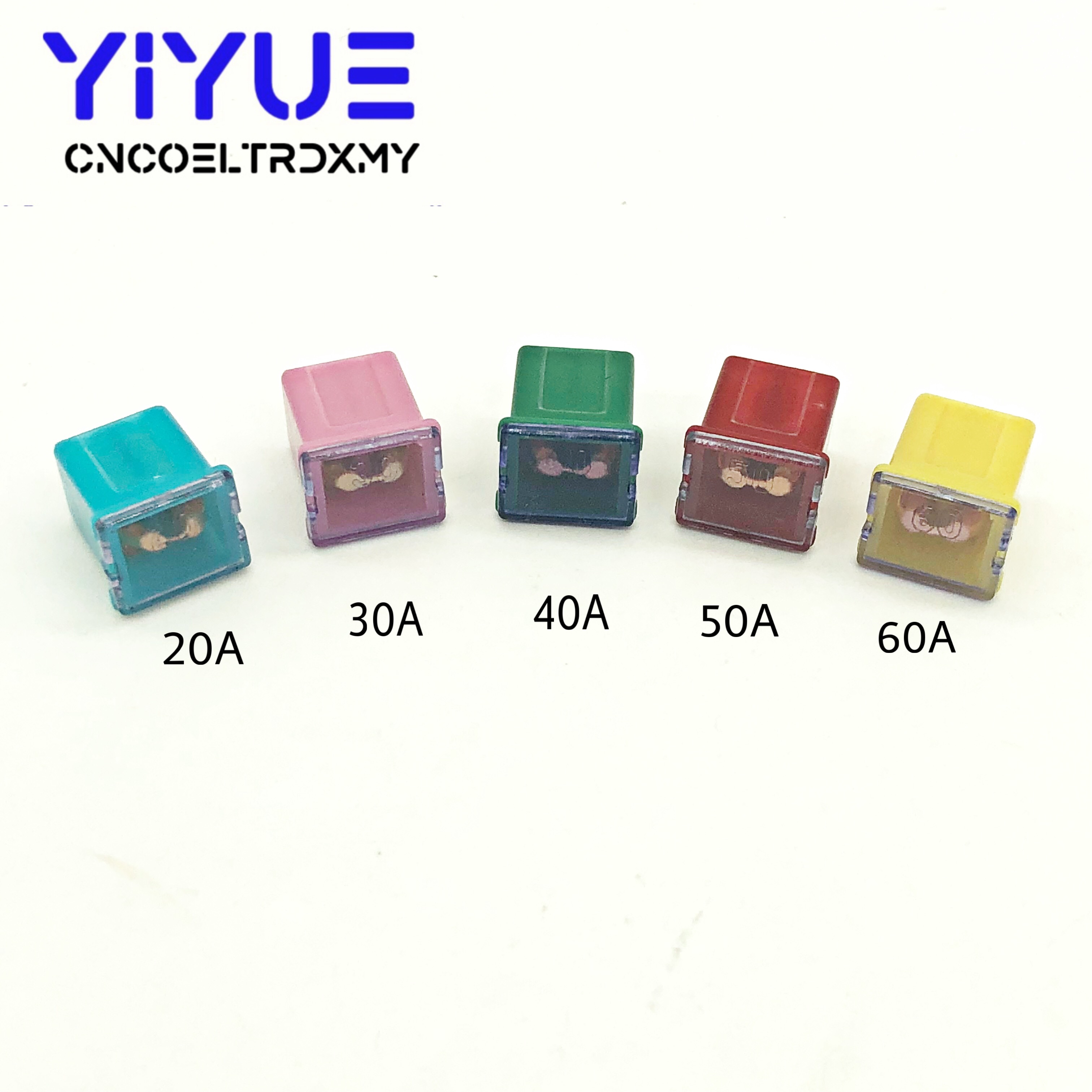 1pc Square Fuse 20A 30A 40A 50A 60A PEC LPJ Automotive Car Fuse Tube Waterproof Fuse Box for Nissan Honda Toyota,socket optional ► Photo 1/5