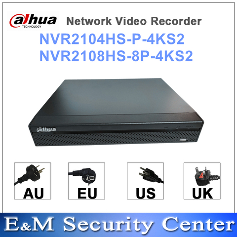 Original english version NVR2104HS-P-S2 NVR2108HS-8P-S2 4/8 Channel Compact 1U 4PoE/8POE Lite Network Video Recorder ► Photo 1/1