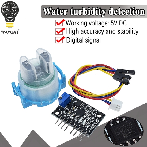 Turbidity Sensor Suspended Turbidity Value Detection Module Kit Liquid Suspended Particles Turbidity Detection For arduino ► Photo 1/6