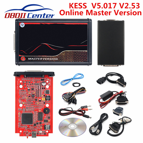 DHL KESS V2 Online 5.017 ECU Chip Tuning Tool KESS 2 V5.017 V2.47 Full Set OBD2 Master ECU Programmer Car Truck Diagnostic Tool ► Photo 1/6