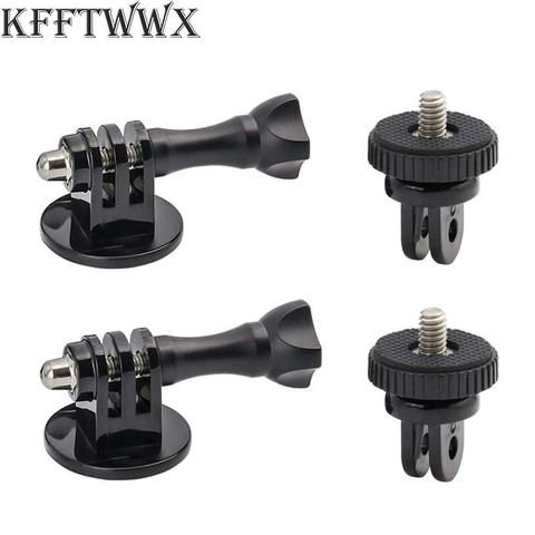 KFFTWWX Tripod Adapter Mounts for Gopro 9 8 7 6 5 4 3 1/4-20 Screw Adapter for Go Pro Hero YI 4K SJ4000 EKEN H9R DBPOWER Camera ► Photo 1/6