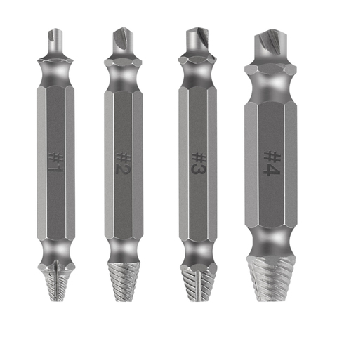 1pcs Material Damaged Screw Extractor Drill Bits Guide Set Broken Speed Out Easy out Bolt Stud Stripped Screw Remover Tool ► Photo 1/5
