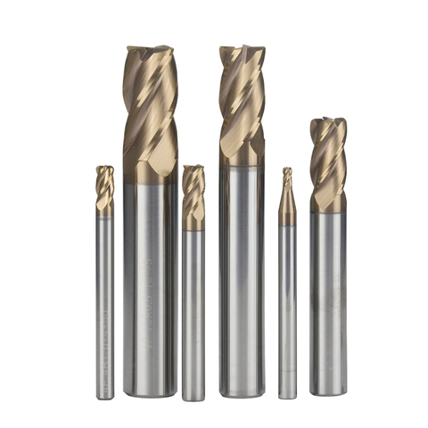 HRC62 Corner Rounding End Mills 4 Edge R0.5mm-R2.0mm Tungsten Alloy Milling Cutter R Angle CNC Straight Shank End Milling Cutter ► Photo 1/5