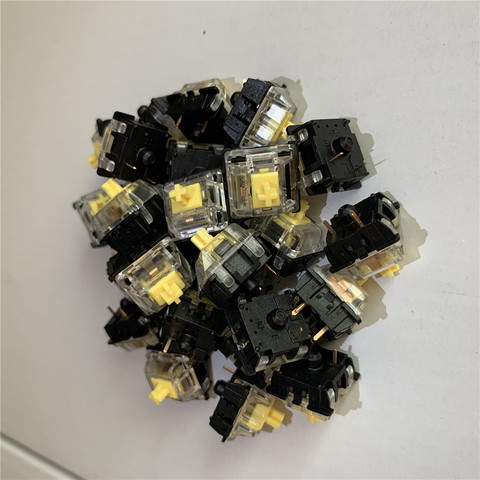 Gateron Mechanical Switches Cover MX 3Pin Black Bottom Transparent Wholesales Yellow Red Switches For All Mechanical Keyboard ► Photo 1/1