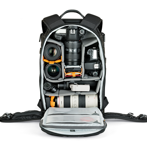 Lowepro ProTactic 450aw II shoulder camera bag SLR camera bag Laptop backpack with all weather Cover 15.6 Inch Lapto ► Photo 1/6