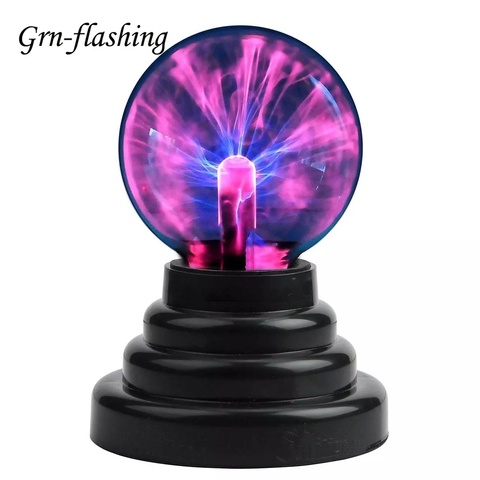 Novelty Plasma Magic Ball Lamp Electrostatic Sphere Light USB AAA Powered Touch Night Light Children Gift Bulb Home Decoration ► Photo 1/6