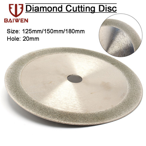 125/150/180mm Double Side Glass Diamond Cutting Disc Saw Blade for Dremel Tools Accessories Grinding Ceramic Tile, Jade, Agate ► Photo 1/6