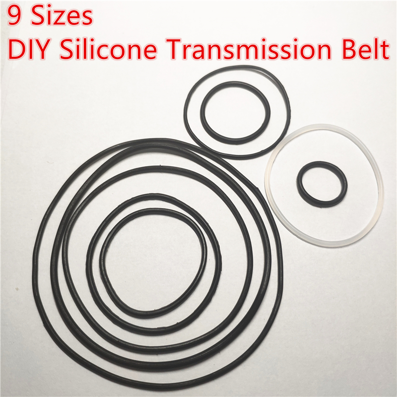 Rubber pulley transmission engine drive round belts for diy toy module car motor 
