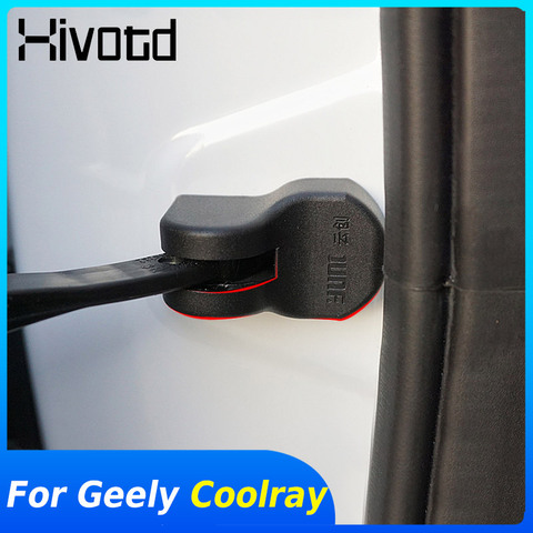 For Geely Coolray 2022-2022 Car Door Stopper Protection Cover Plastic Interior Lock Limiting Frame Sticker Mouldings Accessories ► Photo 1/6