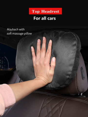 Top Quality Car Headrest Neck Support Seat / Maybach Design S Class Soft Universal Adjustable Car Pillow Neck Rest Cushion ► Photo 1/6