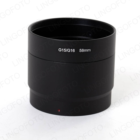 58mm metal adapter tubus Lens Adapter replace for canon Powershot G15 LC8347 ► Photo 1/3