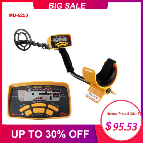 Professional Metal Detector High Performance Underground Metal Detector MD6250 Three Detect Mode Coins Jewelry All Metal MD-6250 ► Photo 1/6