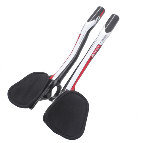 KENNET Bicycle Triathlon Bicycle Extender Aero TT Bar Ends Bicycle Handlebars Extenders Bicycle 3K Matte 340 Carbon Aero TT Bar ► Photo 1/6