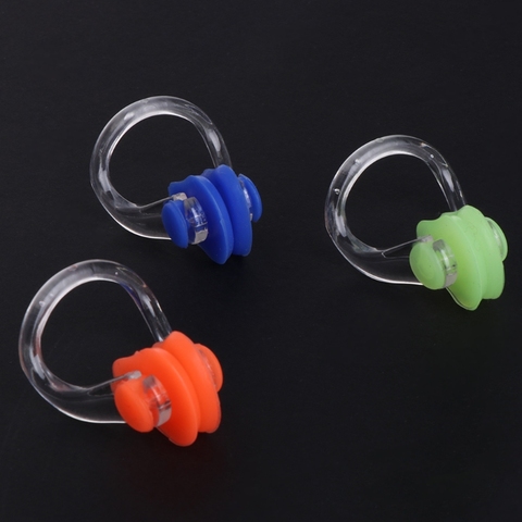 3pcs Silica Gel Swimming Watertight Nose Clip Swim Fitness Pool PC Nasal Splint ► Photo 1/6