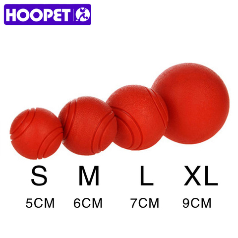 HOOPET Dog Toy Rubber Ball Bite-resistant Dogs Puppy Teddy Pitbull Pet Supplies ► Photo 1/6