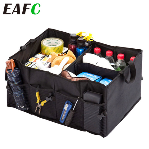 Car Trunk Organizer Eco-Friendly Super Strong & Durable Collapsible Cargo Storage Box For Auto Trucks SUV Trunk Box ► Photo 1/6