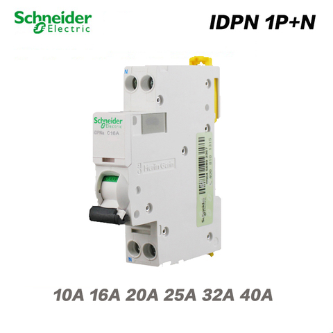 Schneider All Series MCB Circuit Breaker Air Switch 18mm Small MINI 2p IDPNa 1P+N AC 10A 16A 20A 25A 32A 40A ► Photo 1/6