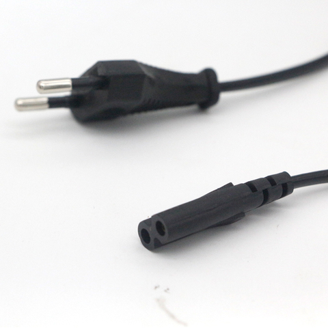 AC us eu black 8-tail power cable ► Photo 1/6