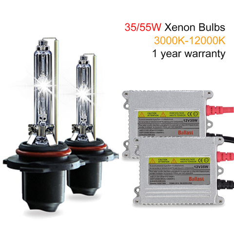 H4 Black Series 35W HID Xenon Headlight Kit 4300K à 12000K