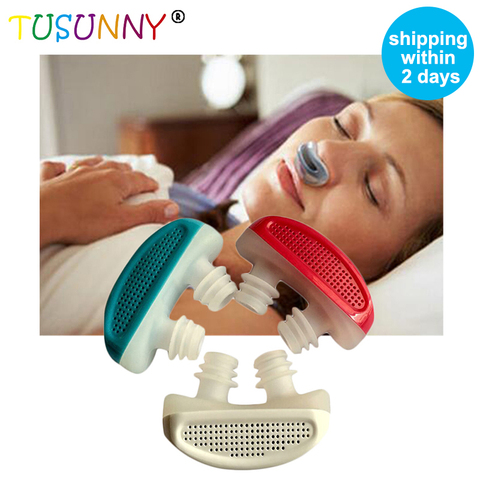 TUSUNNY 1PC NEW! PM2.5 Patent CPAP Snoring Device Apnea Ventilation Nose Breathing Apparatus Nasal Congestion Clean Air purifier ► Photo 1/6