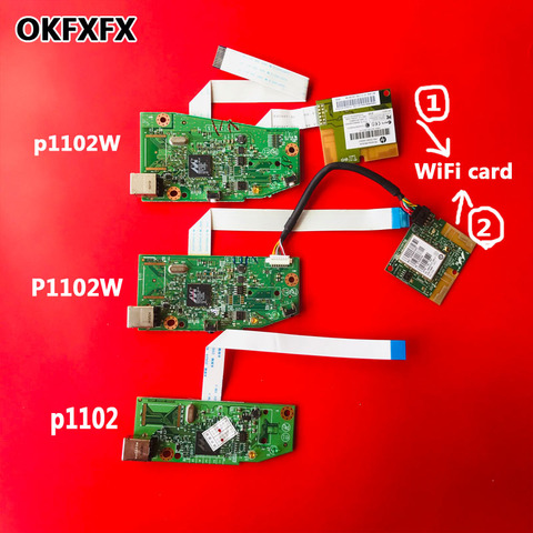 CE670-60001 CE668-60001 RM1-7600-000CN Formatter Board for hp p1102 p1102w 1102w 1102 p1106 p1108 logic Main Board MainBoard ► Photo 1/6