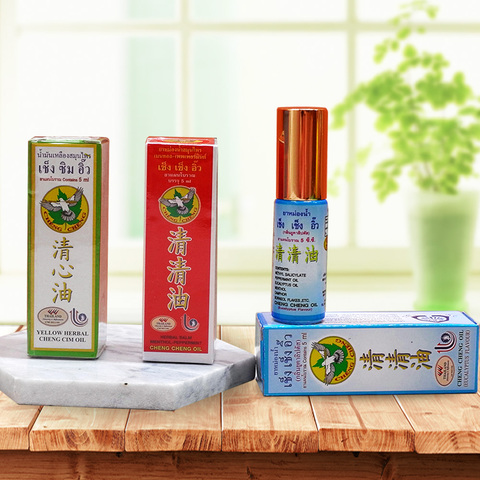 Thailand tiger Balm Refreshing Oil 5ml For Headache Dizziness Medicated Oil Pain Abdominal Pain Cheng cheng oil refreshing oil ► Photo 1/6