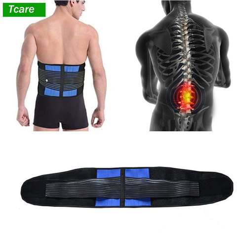 Lower Back Pain Brace Lumbar Support Waist Belt Scoliosis Work Gym For Men  Women