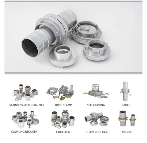 Aluminum Storz Coupling Fitting Cap Adapter Male Female Jet Spray Fire Hose Hydraulic Nozzle ► Photo 1/4