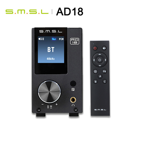 S.M.S.L SMSL AD18 Bluetooth4.2 USB DSP HIFI Digital Decoding Power Amplifier Headphone AMP TAS5508C TAS5342A Bluetooth DAC ► Photo 1/6