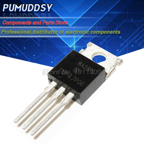 10PCS FQP47P06 47P06 TO-220 MOSFET 60V P-Channel QFET fast delivery IC ► Photo 1/1