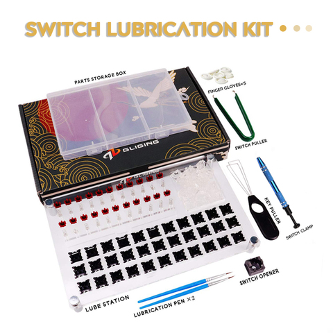 33 Lube Station Switch Tester Opener Acrylic DIY Double-Deck Removal Platform Keycaps For Gateron Cherry Mechanical Keyboard ► Photo 1/6