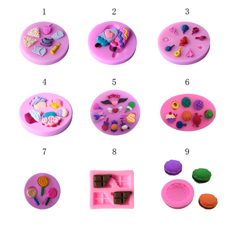 Macaron Eat Mold  Silicone Mold Deco Sweets Mold Resin  Polymer Clay Jewelry Charms  Mold ► Photo 1/4