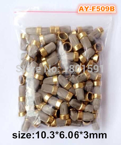 Hot Sale 100pieces  Metal Basket Micro Filter 10.3*6.06*3mm for Fuel Injector Repair Kits  (AY-F509B) ► Photo 1/3