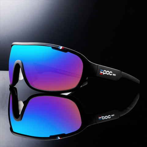 POC Do Blade France Special 4 Lenses Bike Sport Sunglasses MTB Eyewear Men Women Cycling Glasses ► Photo 1/6
