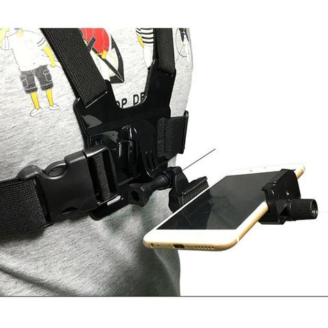 Universal Head Strap Mount Headband Holder And Chest Mount Harness Strap Holder  Phone Clip Holder for Smartphones ► Photo 1/6