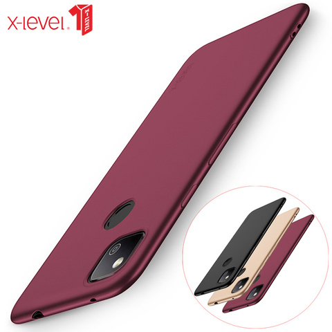 Coque For Google Pixel 4A Case 4G Ultra Thin Soft TPU Matte Back Cover for Pixel 4A 5G / Pixel 5 X-Level funda ► Photo 1/6