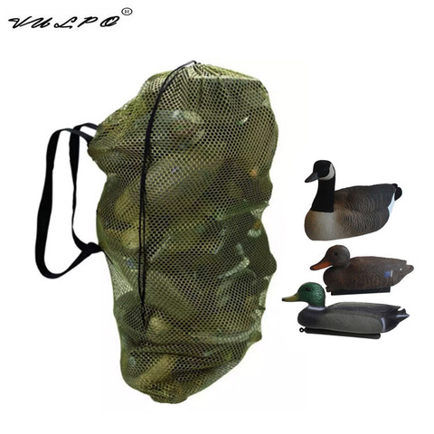 VULPO 100cm x 75cm  Duck Goose Turkey Decoy Bag Mesh With Shoulder Straps Bird Hunting Net Mesh for Hunting Backpack ► Photo 1/6