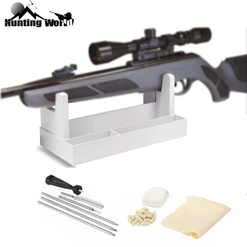 Tactical Quick Gun Maintenance Cradle Rifle Bench Rest Stand Rack Holder with Cleaning Kit for Hunting .177 .22 Air Rifle Airsof ► Photo 1/6