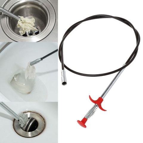 Flexible Pick Up Tool Long Spring Claw Grip Toilet Kitchen Sewer Cleaning Supply ► Photo 1/6