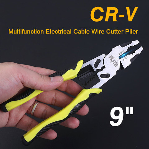 Multifunction multitool Electrician Cable Wire Cutter Plier 9