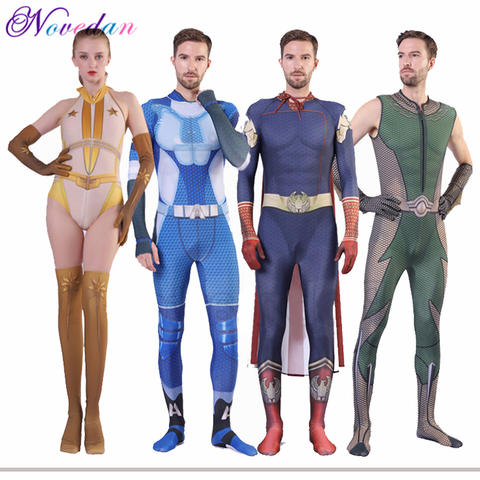 The Boys Homelander A-Train The Deep The Seven Starlight Cosplay Costumes Adults Kids 3D Spandex Zentai Suit Bodysuit Costumes ► Photo 1/6