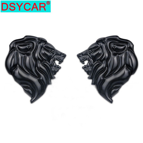 DSYCAR 1Pcs Badge Logo Car Sticker Reflective Decal Auto Decoration Badge Motorcycle Lion Head Emblem 3D Metal Windshield New ► Photo 1/6