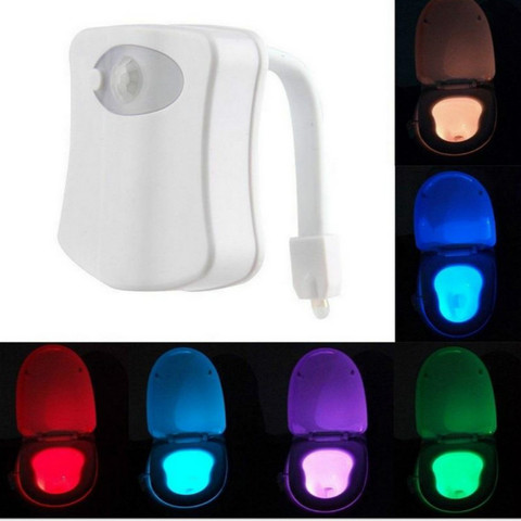Body Sensing Automatic Led Motion Sensor Night Lamp Toilet Bowl Bathroom Light Waterproof Backlight For Wc Toilet Light ► Photo 1/5