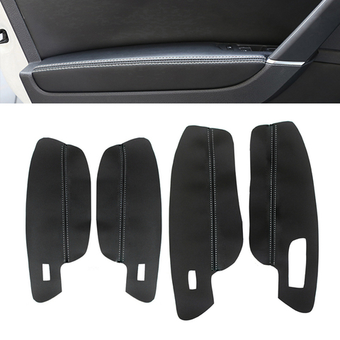 Soft Leather Armrest Cover For VW Golf 7 2014 2015 2016 2017 2022 4pcs Car Door Panel Armrest Cover Sticker Trim Interior Parts ► Photo 1/1